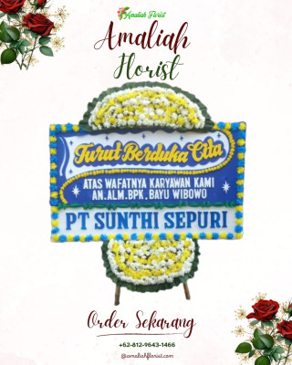 Papan Bunga Duka di Puday